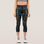 Hochwaisted-Capris Capri Leggings (Vorderseite)