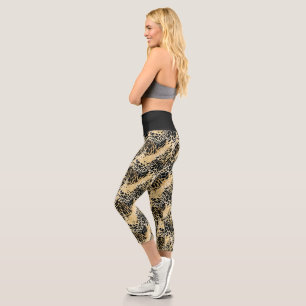 Hochwaisted-Capris Capri Leggings