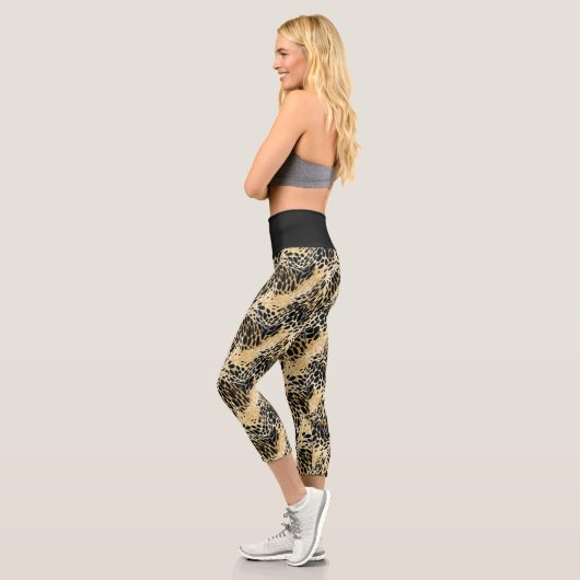 Hochwaisted-Capris Capri Leggings (Links)