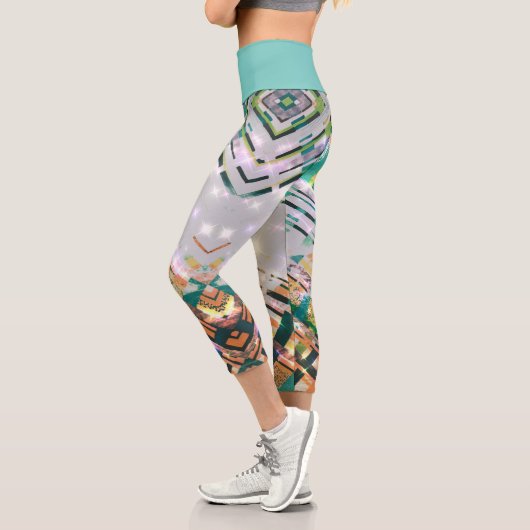 Hochwaisted-Capris Capri Leggings (Links)