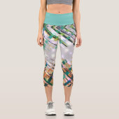 Hochwaisted-Capris Capri Leggings (Vorderseite)