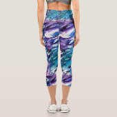Hochwaisted-Capris Capri Leggings (Rückseite)