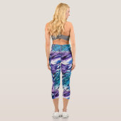 Hochwaisted-Capris Capri Leggings (Rückseite)
