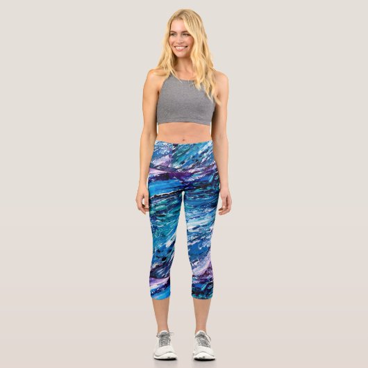 Hochwaisted-Capris Capri Leggings (Vorderseite)