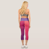 Hochwaisted-Capris Capri Leggings (Rückseite)