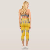 Hochwaisted-Capris Capri Leggings (Rückseite)