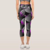 Hochwaisted-Capris Capri Leggings (Rückseite)