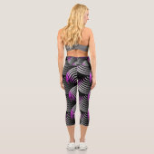 Hochwaisted-Capris Capri Leggings (Rückseite)