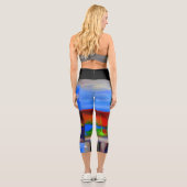 Hochwaisted-Capris Capri Leggings (Rückseite)