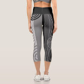 Hochwaisted-Capris Capri Leggings (Rückseite)
