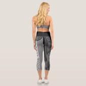 Hochwaisted-Capris Capri Leggings (Rückseite)