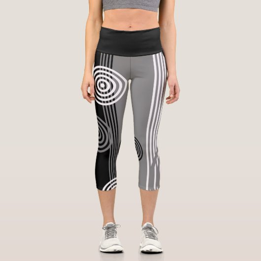 Hochwaisted-Capris Capri Leggings (Vorderseite)