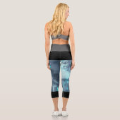 Hochwaisted-Capris Capri Leggings (Rückseite)