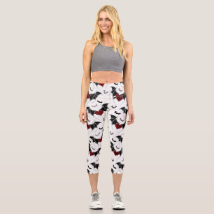 Hochwaisted-Capris Capri Leggings