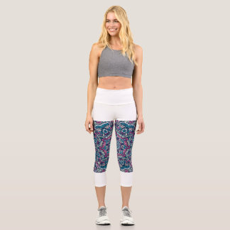 Hochwaisted-Capris Capri Leggings