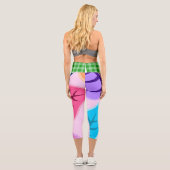 Hochwaisted-Capris Capri Leggings (Rückseite)