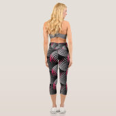 Hochwaisted-Capris Capri Leggings (Rückseite)