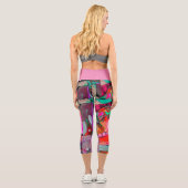 Hochwaisted-Capris Capri Leggings (Rückseite)
