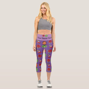 Hochwaisted-Capris Capri Leggings