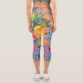 Hochwaisted-Capris Capri Leggings (Rückseite)