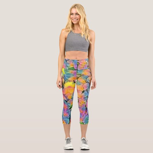 Hochwaisted-Capris Capri Leggings (Vorderseite)