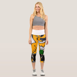 Hochwaisted-Capris Capri Leggings