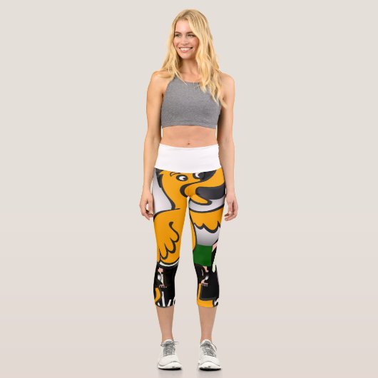 Hochwaisted-Capris Capri Leggings (Vorderseite)