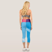 Hochwaisted-Capris Capri Leggings (Rückseite)