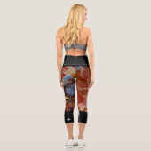 Hochwaisted-Capris Capri Leggings (Rückseite)
