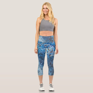 Hochwaisted-Capris Capri Leggings