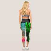 Hochwaisted-Capris Capri Leggings (Rückseite)