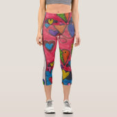 Hochwaisted-Capris Capri Leggings (Vorderseite)