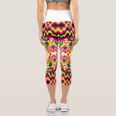 Hochwaisted-Capris Capri Leggings (Rückseite)