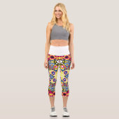 Hochwaisted-Capris Capri Leggings (Vorderseite)