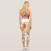 Hochwaisted-Capris | Frauen | Yoga Pants Capri Leggings (Rückseite)