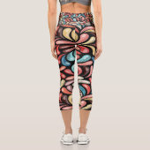 Hochwaisted-Capris-Legierung Capri Leggings (Rückseite)
