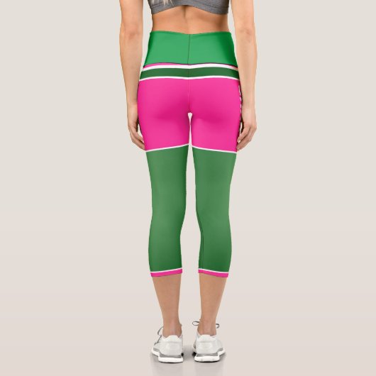 Hochwaisted-Capris | Shakti | Yoga Pants Capri Leggings (Rückseite)