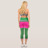 Hochwaisted-Capris | Shakti | Yoga Pants Capri Leggings (Rückseite)
