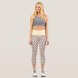Hochwaisted Geometric Capris - Stilvolles Design