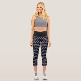 Hochwaisted Geometric Capris - Stilvolles Design