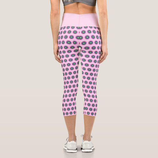 Hochwaisted Geometric Capris - Stilvolles Design (Rückseite)
