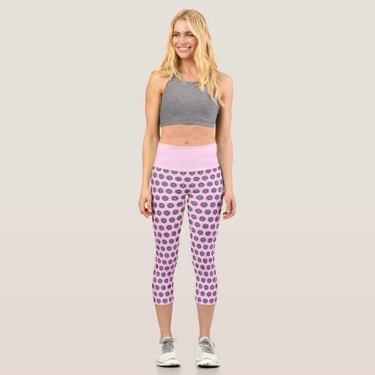 Hochwaisted Geometric Capris - Stilvolles Design (Vorderseite)