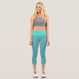 Hochwaisted Geometric Capris - Stilvolles Design