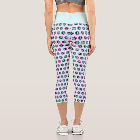 Hochwaisted Geometric Capris - Stilvolles Design (Rückseite)