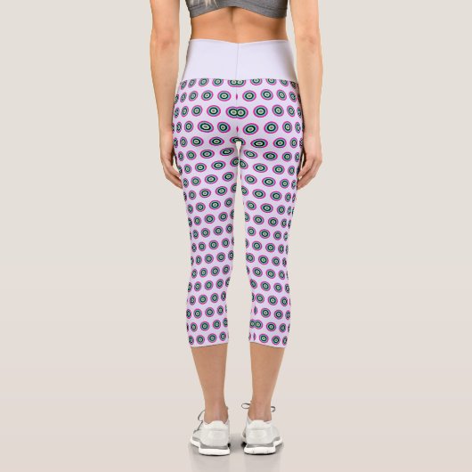 Hochwaisted Geometric Capris - Stilvolles Design (Rückseite)