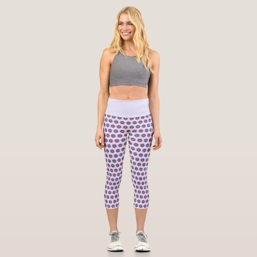 Hochwaisted Geometric Capris - Stilvolles Design (Vorderseite)