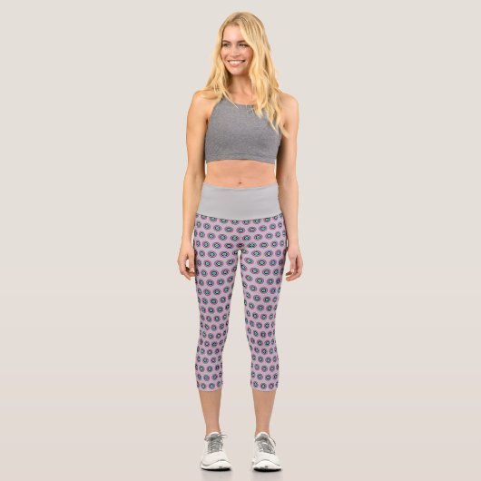 Hochwaisted Geometric Capris - Stilvolles Design (Vorderseite)