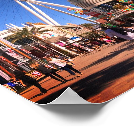 Hochwalzrad-Riesenrad Las Vegas #1 Poster (Ecke)