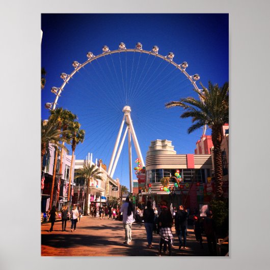 Hochwalzrad-Riesenrad Las Vegas #1 Poster (Vorne)