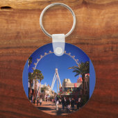 Hochwalzrad-Riesenrad Las Vegas #1 Schlüsselanhäng Schlüsselanhänger (Vorderseite)